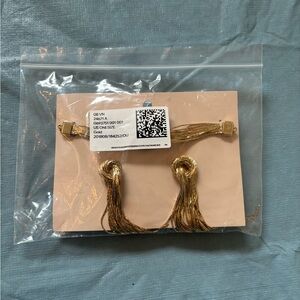 Gold Necklace with Earnings - Comes as a set